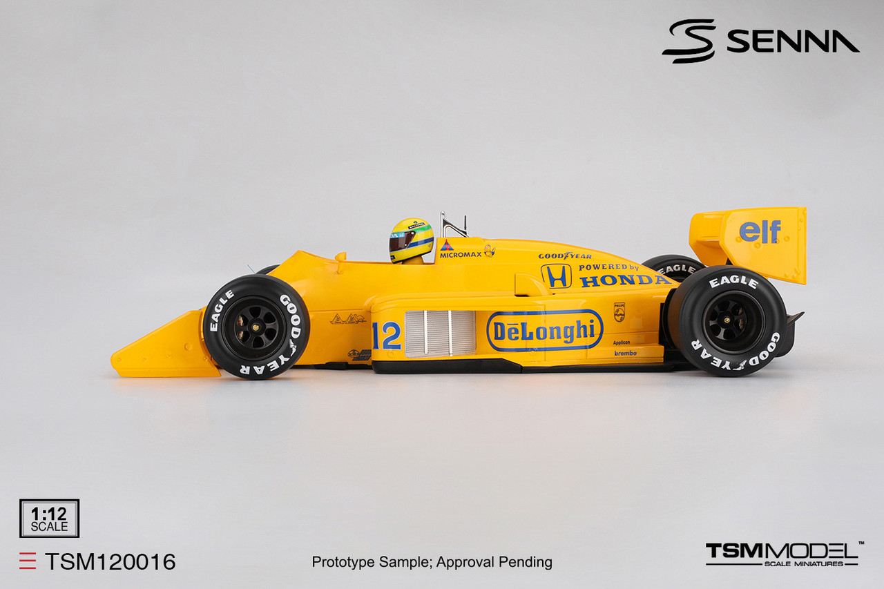 1/12 TSM 1987 Formula 1 Lotus 99T #12 Ayrton Senna 1987 Monaco