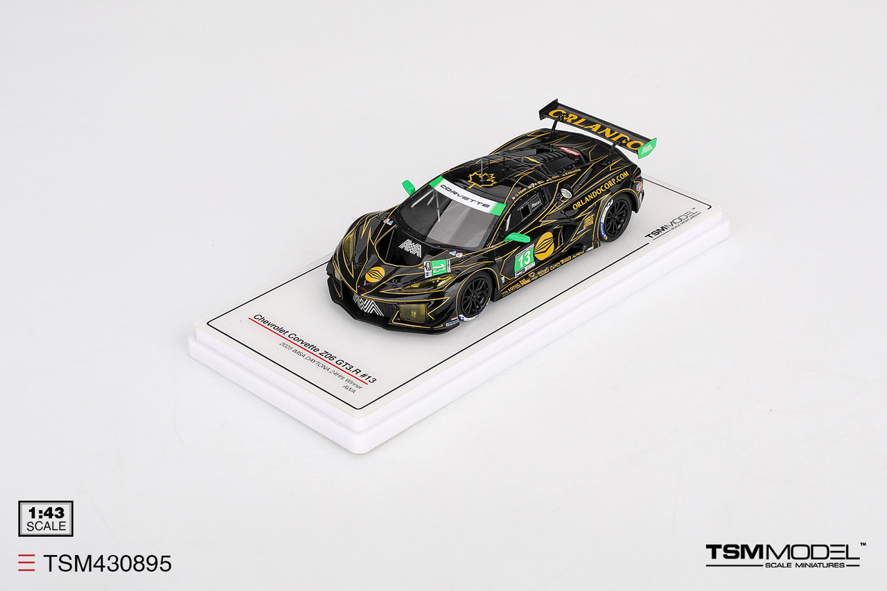 1/43 TSM Chevrolet Corvette Z06 GT3.R #13 AWA Racing 2025 IMSA