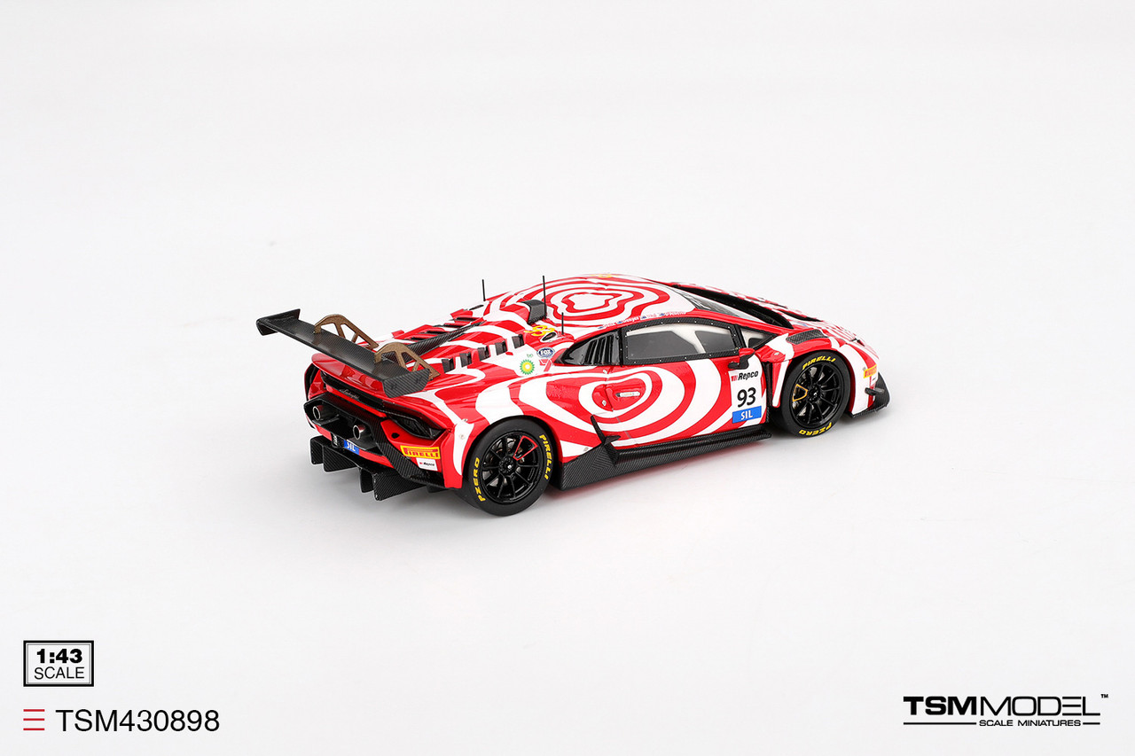 1/43 TSM Lamborghini Huracan GT3 EVO2 #93 Wall Racing 2024 Bathurst 12 Hrs Car Model