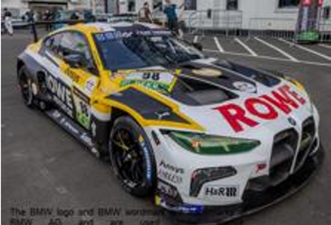 1/43 Spark BMW M4 GT3 EVO No.98 ROWE RACING Winner 24H Nürburgring 2025 A. Farfus - J. Krohn - R. Marciello - K. van der Linde Car Model