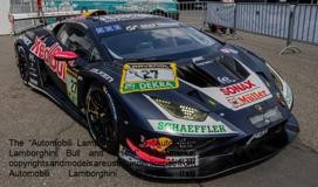 1/43 Spark Lamborghini Huracan GT3 EVO2 No.27 Red Bull Team ABT 24H Nürburgring 2025 J. Pepper - M. Bortolotti - D. Juncadella Car Model