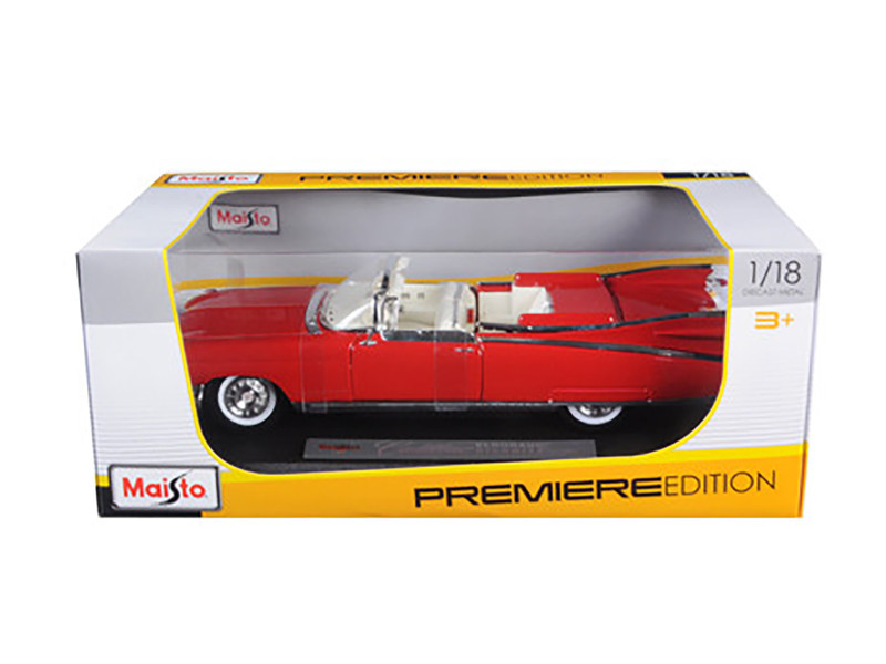 1959 Cadillac Eldorado Biarritz Red 1/18 Diecast Model Car by