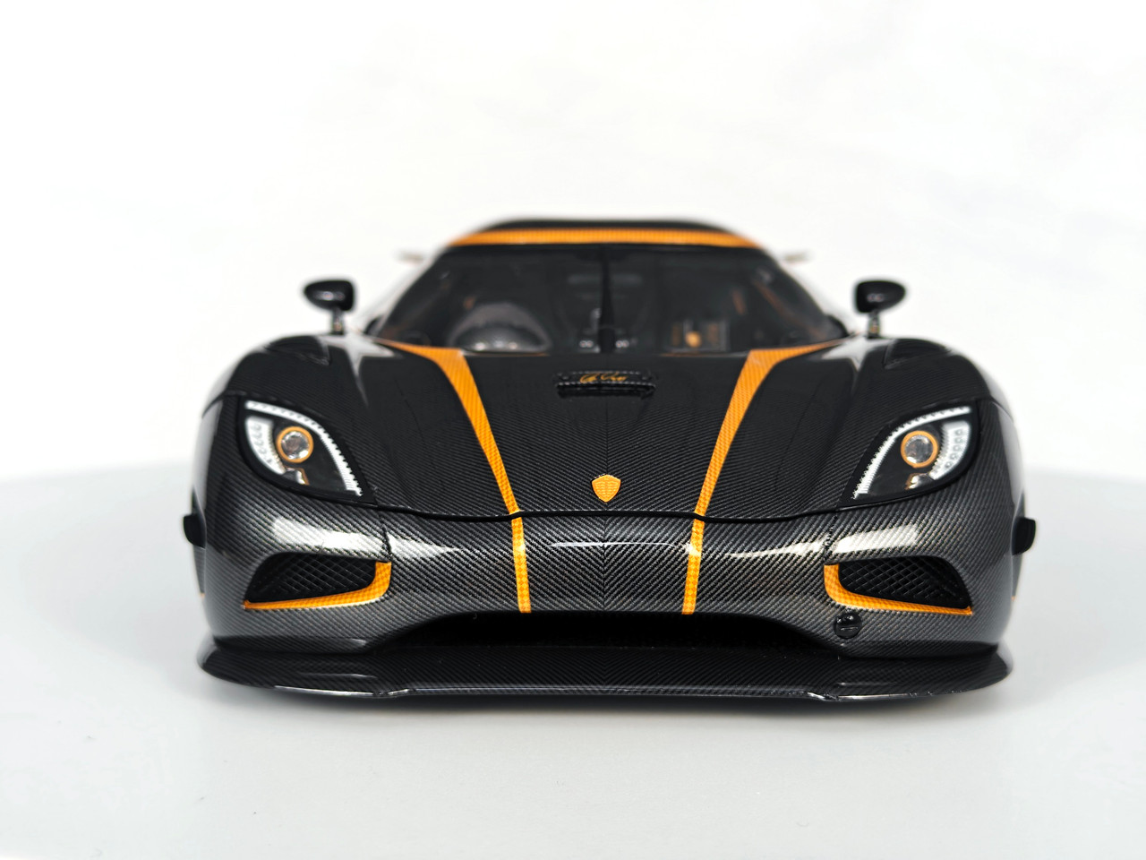 1/18 Frontiart Koenigsegg Agera S Hundra Carbon Gold Full Open Car Model Limited 100 Pieces