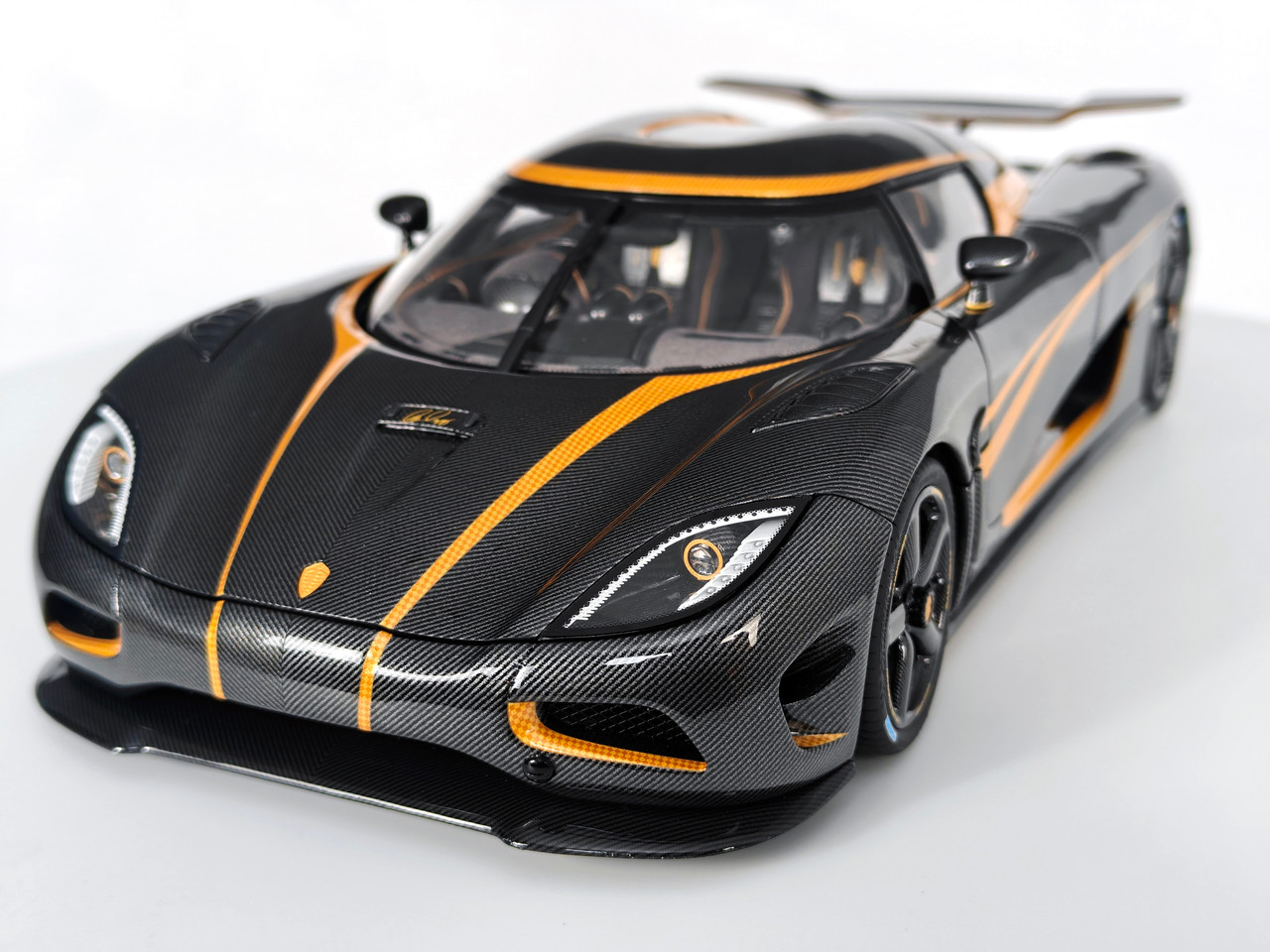 1/18 Frontiart Koenigsegg Agera S Hundra Carbon Gold Full Open Car Model Limited 100 Pieces
