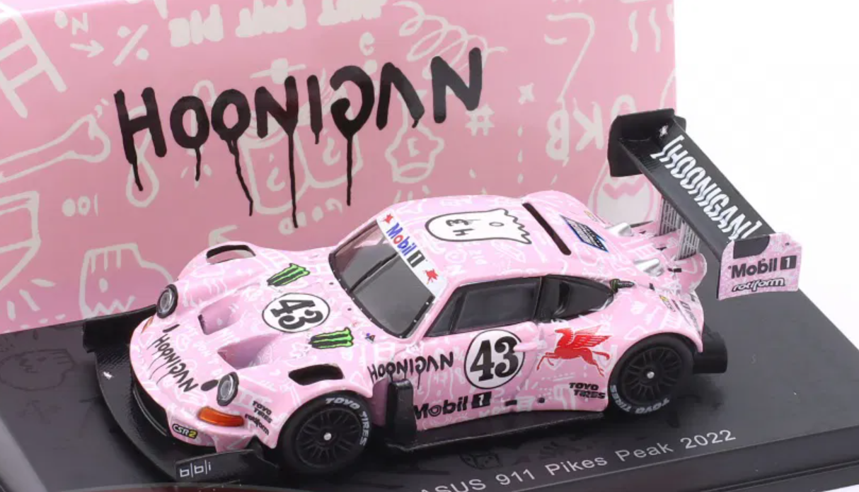 1/64 Spark 2022 Hoonipigasus Porsche 911 #43 Pikes Peak Ken Block