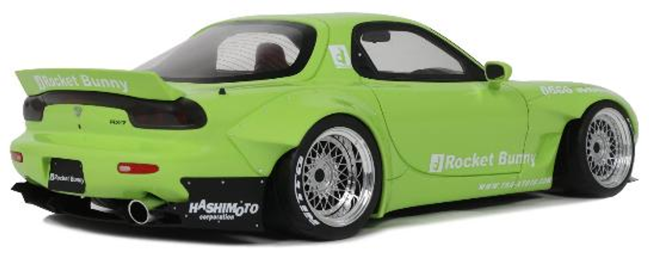 1/18 OTTO 2015 Mazda RX-7 RX7 (FD3S) Rocket Bunny Aero (V1) (Pearl Green) Car Model