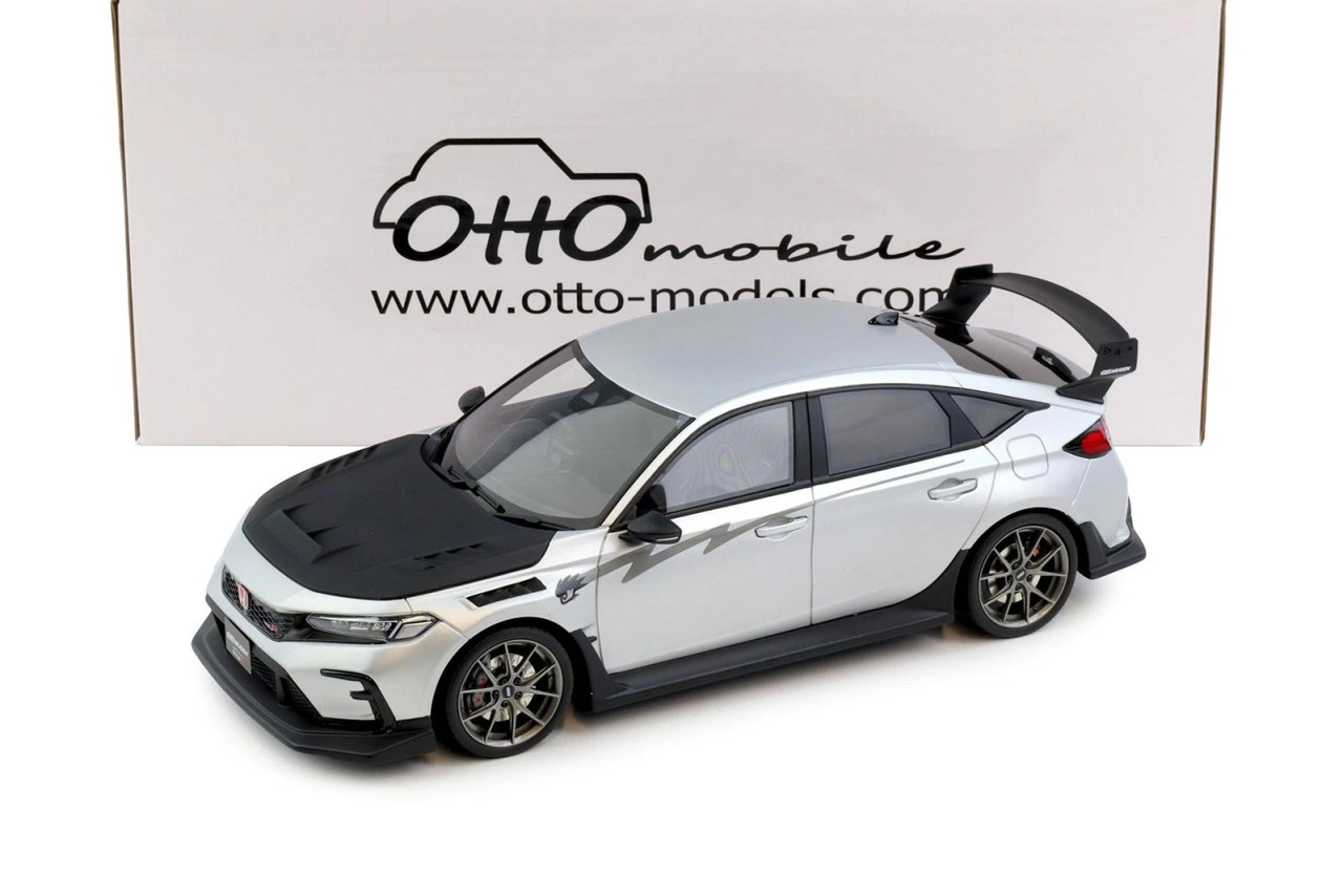 1/18 OTTO 2024 Honda Civic Type R Mugen Group B (Matte Silver) Car