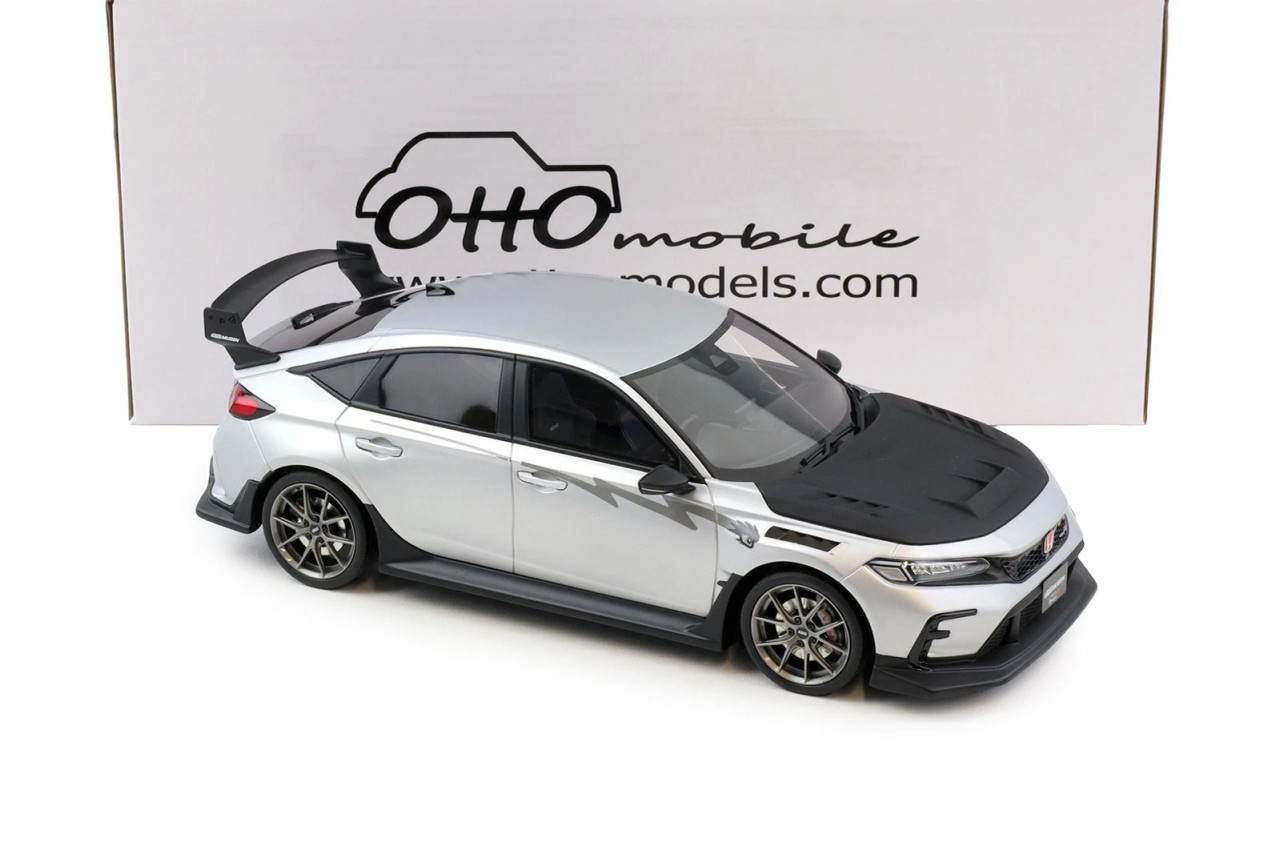 1/18 OTTO 2024 Honda Civic Type R Mugen Group B (Matte Silver) Car