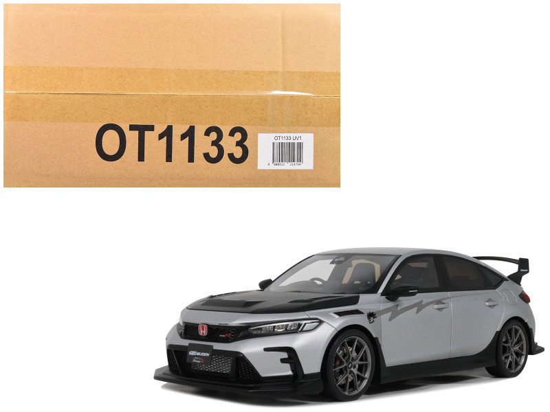 1/18 OTTO 2024 Honda Civic Type R Mugen Group B (Matte Silver) Car