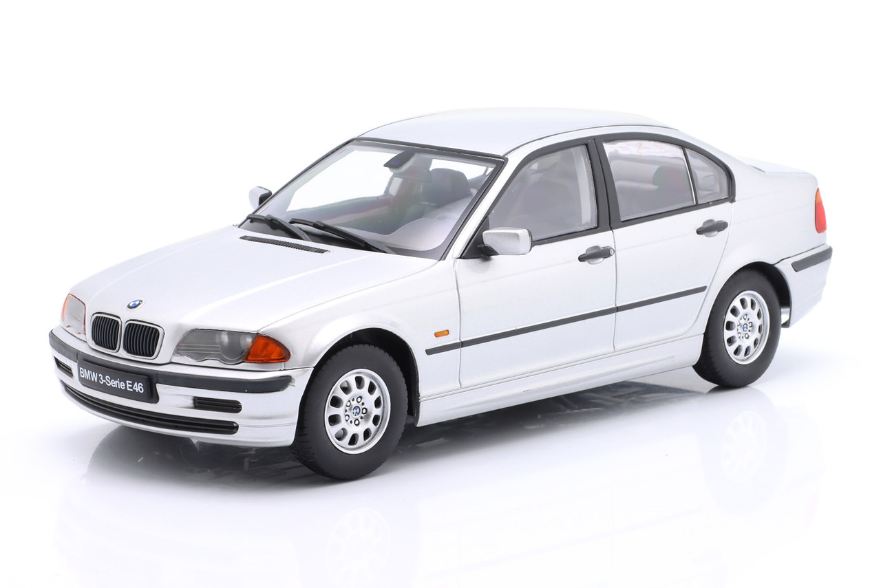 1/18 KK-Scale 1999 BMW 3 Series (E46) Limousine (Silver) Diecast Car Model