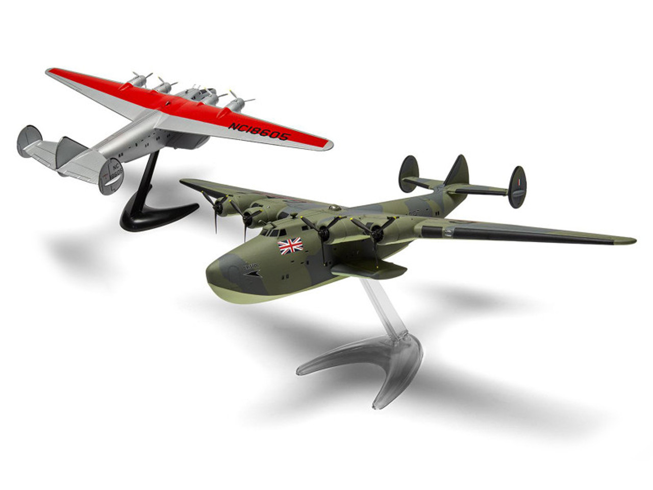 Level 2 Model Kit Boeing 314 Clipper Flying Boat with 2 Scheme Options 1/144 Plastic Model Kit by Airfix Level 2 Model Kit Boeing 314 Clipper Flying Boat with 2 Scheme Options 1/144 Plastic Model Kit by Airfix