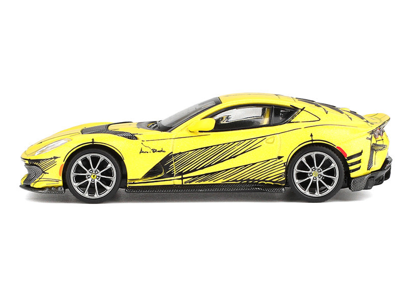 1/64 BBR Ferrari 812 Competizione Tailor Made (Yellow) Car Model