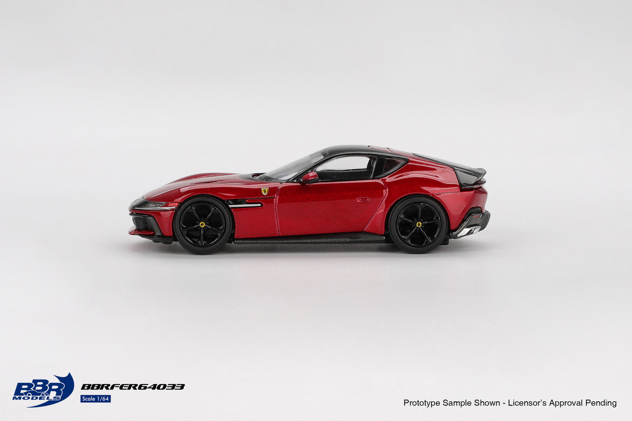 1/64 BBR Ferrari 12 Cilindri (Rosso Imola Red) Car Model