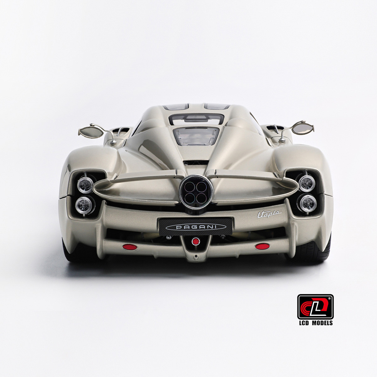 その他 K-K 1/18 LCD Pagani Utopia (Champagne Gold) Diecast Car Model