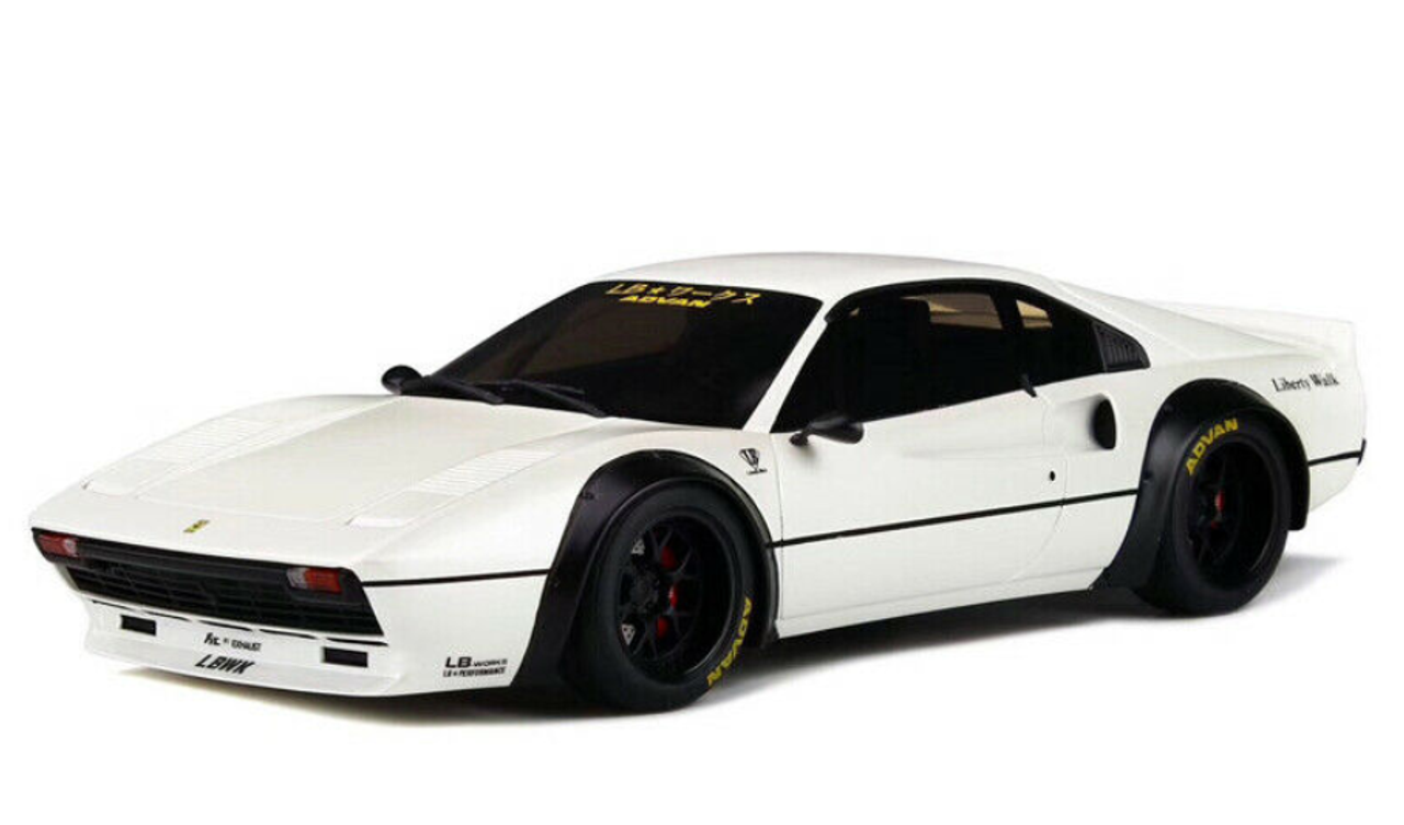 1/18 GT Spirit GTSpirit Ferrari 308 ADVAN LBWK LB Works (White) Resin Car  Model