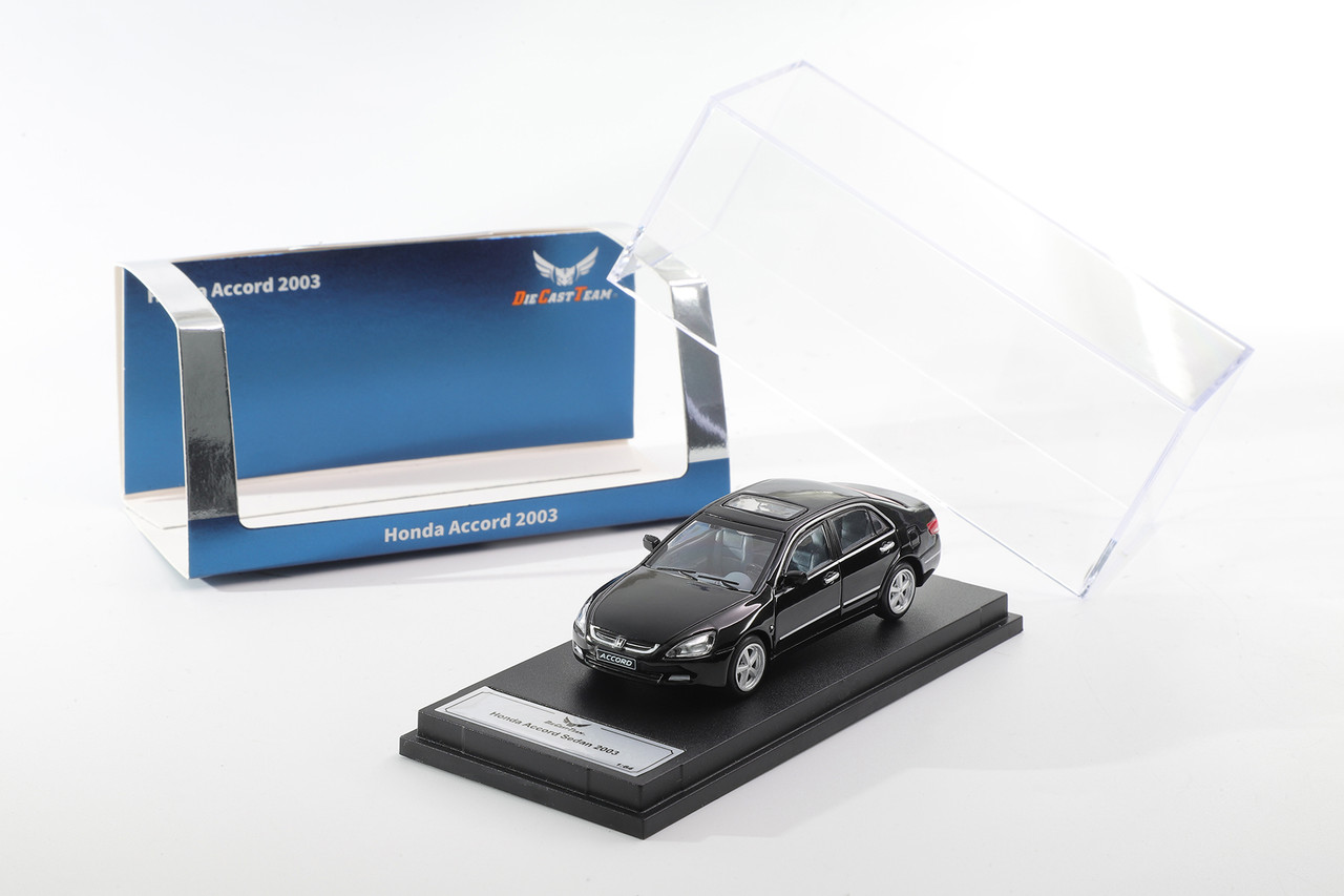 1/64 DCT 2002-2006 Honda Accord 7th Generation (Black) Diecast Car