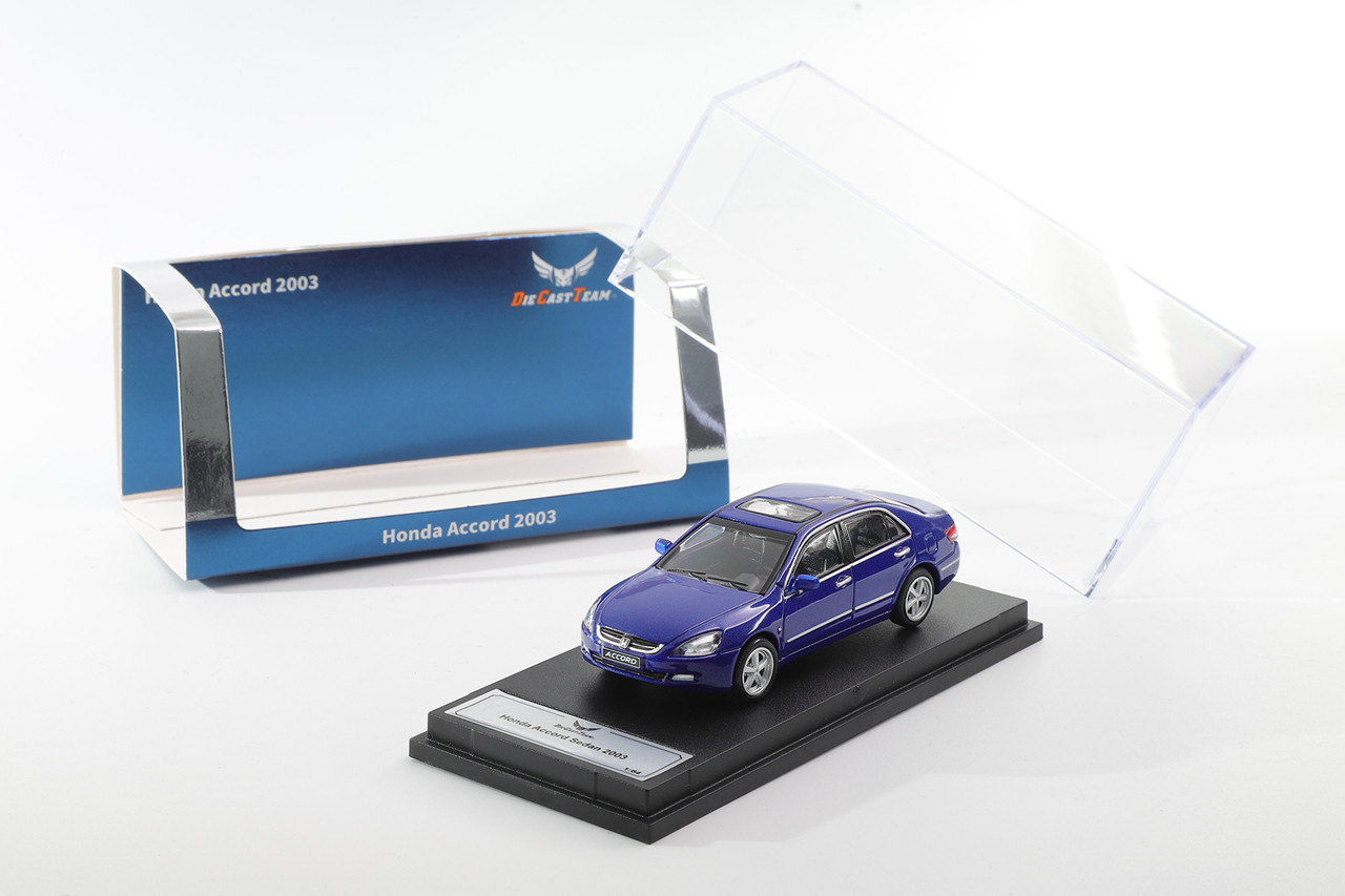 1/64 DCT 2002-2006 Honda Accord 7th Generation (Blue) Diecast Car