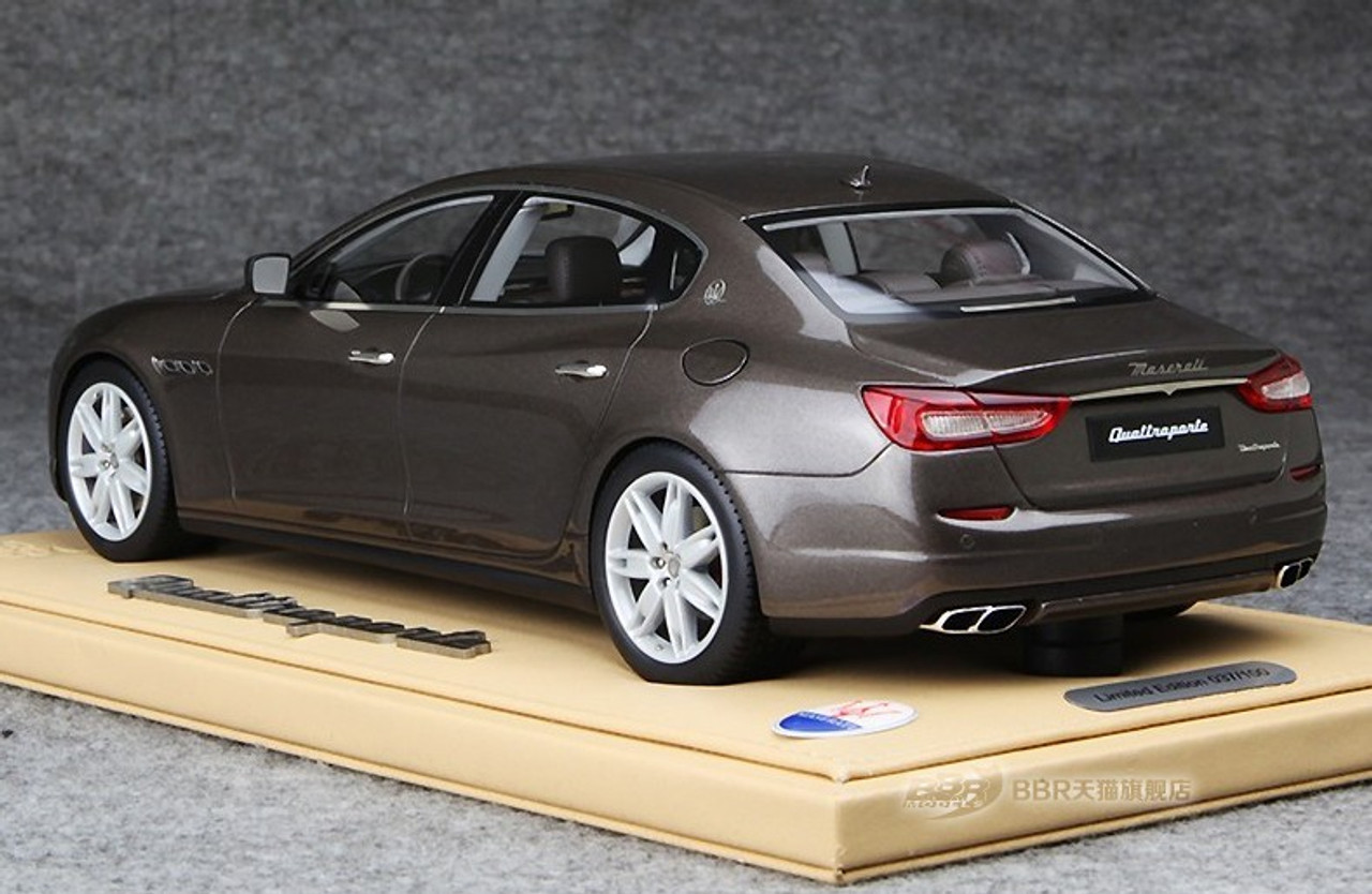 BBR 1/18 MASERATI QUATTROPORTE (BROWN) MODEL LIMITED 100