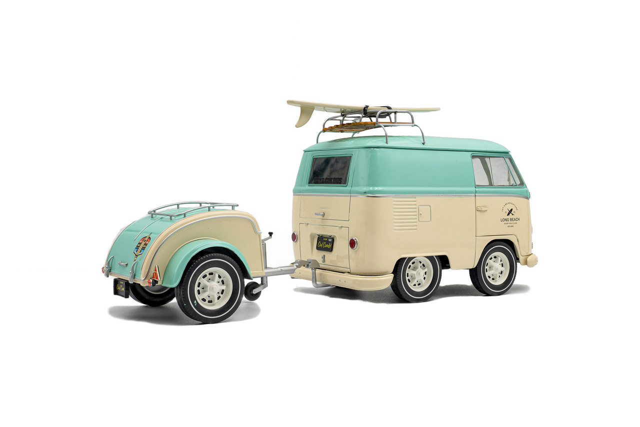 1/18 Solido Volkswagen Bus Cool Combi (Mint Green & White) Diecast Car Model