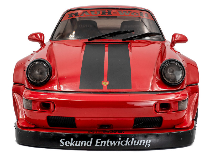 1/18 Solido Porsche 911 964 RWB Taikano Kaishin Red Diecast Car Model