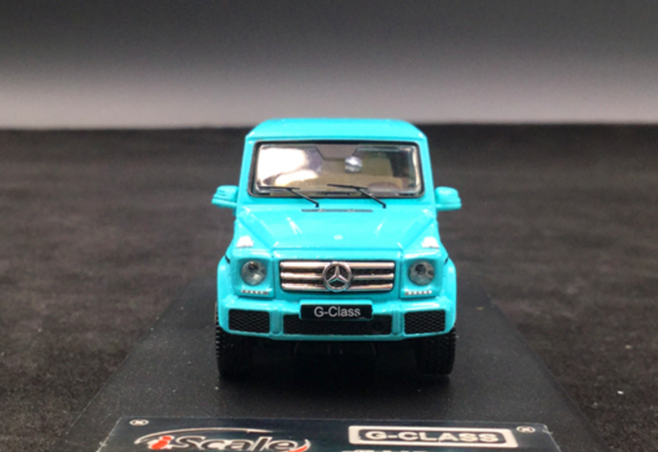 1/64 iScale Mercedes-Benz Mercedes G-Class G-Klasse G550 G63 AMG (Tiffany Blue) Diecast Car Model