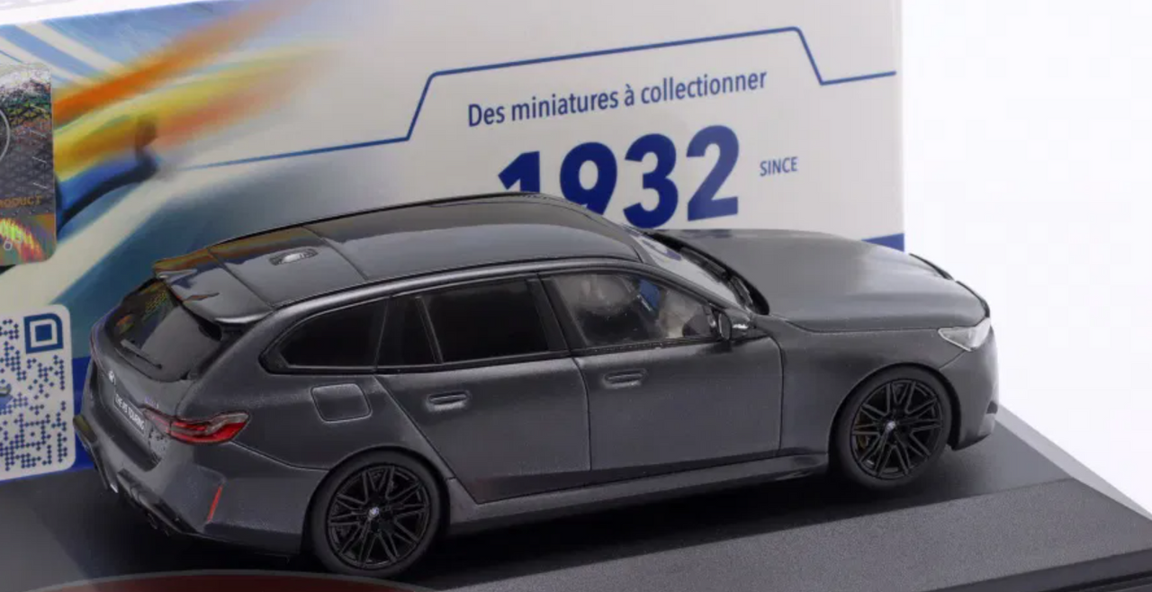 1/43 Solido 2024 BMW M5 Touring G99 (Frozen Deep Grey) Diecast Car Model