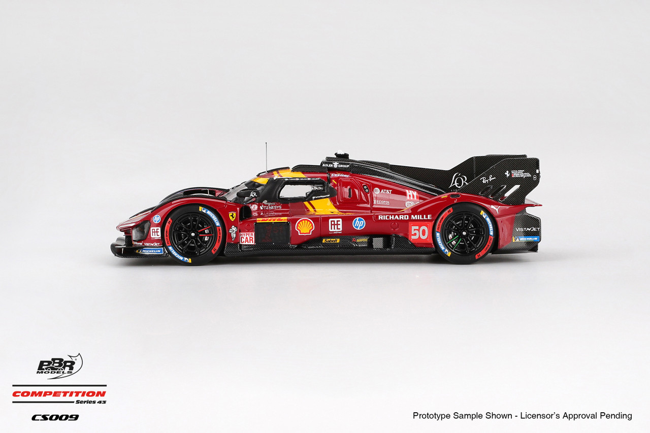 1/43 BBR Ferrari 499P #50 Ferrari AF Corse 2025 WEC Qatar 1812km Winner Car Model