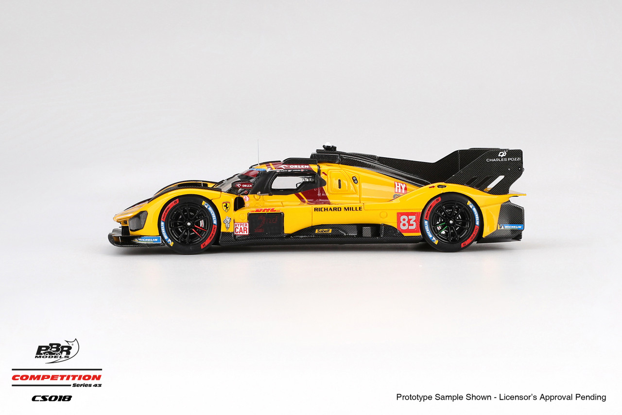 1/43 BBR Ferrari 499P #83 AF Corse 2025 WEC Qatar 1812km 2nd Place Car Model