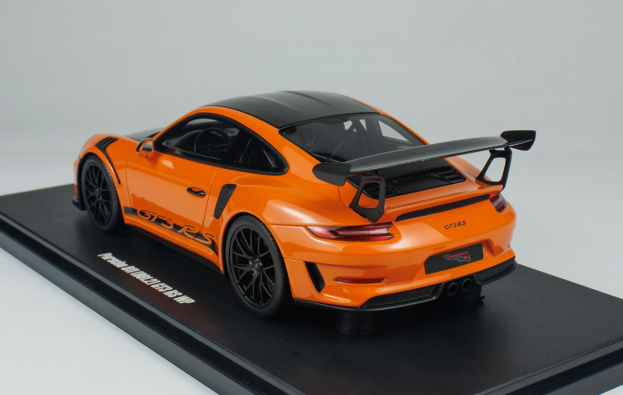 1/18 GT Spirit Porsche 911 (991.2) GT3 RS Weissach Package (Orange) Car Model