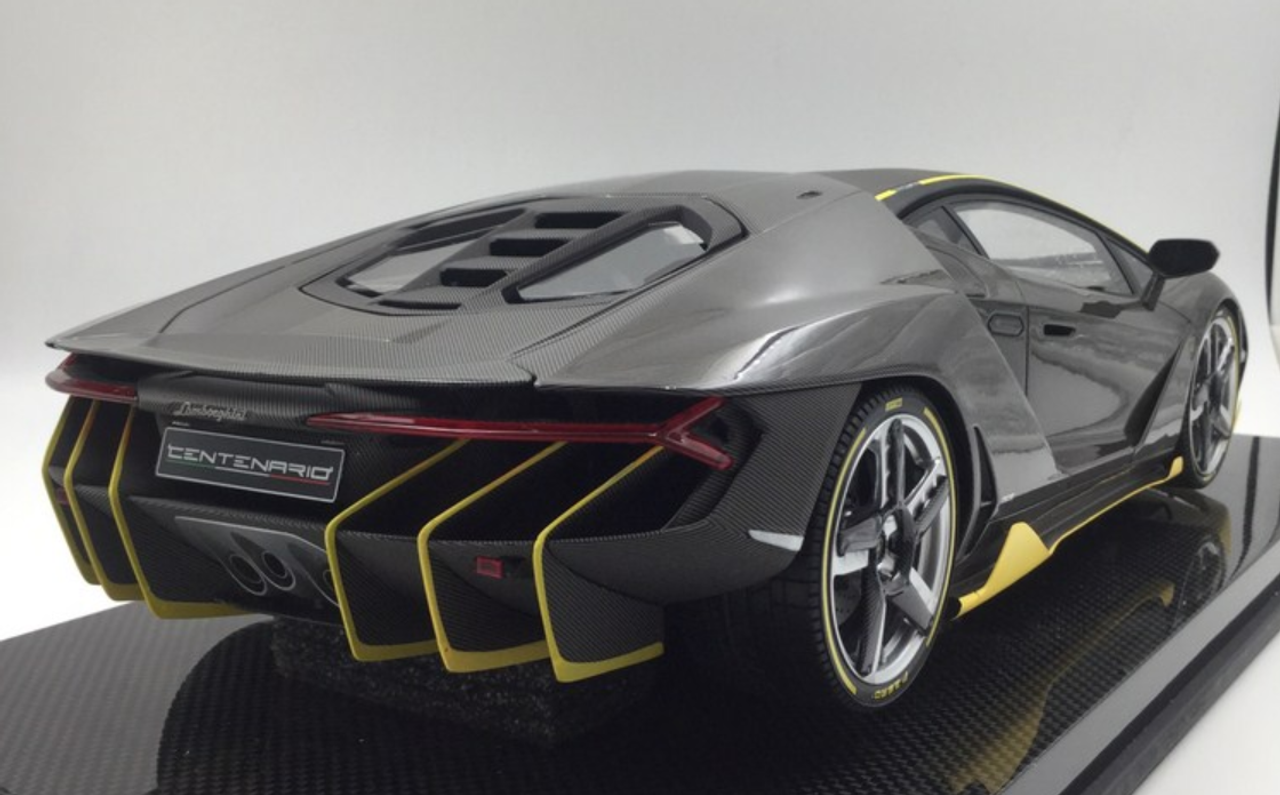 1/12 Looksmart Lamborghini Centenario Carbon Fiber Version Car Model (Minor Imperfections)