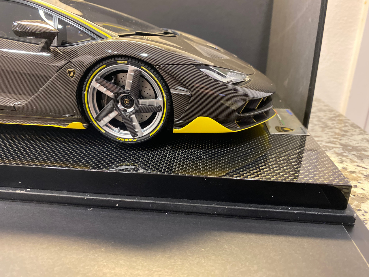 1/12 Looksmart Lamborghini Centenario Carbon Fiber Version Car Model (Minor Imperfections)