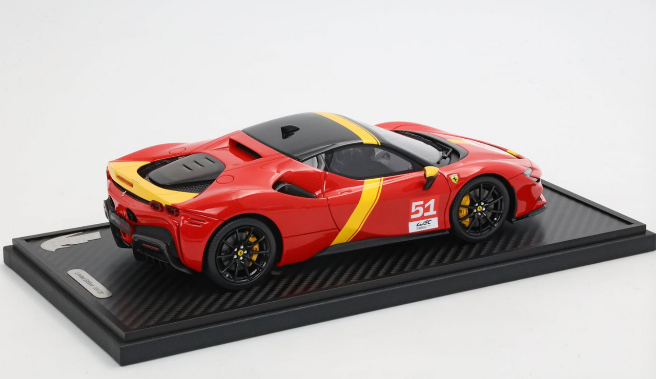 1/18 BBR Ferrari SF90 Stradale Le Mans #51 Theme Car Model Limited 20 Pieces 1/18 BBR Ferrari SF90 Stradale Le Mans #51 Theme Car Model Limited 20 Pieces