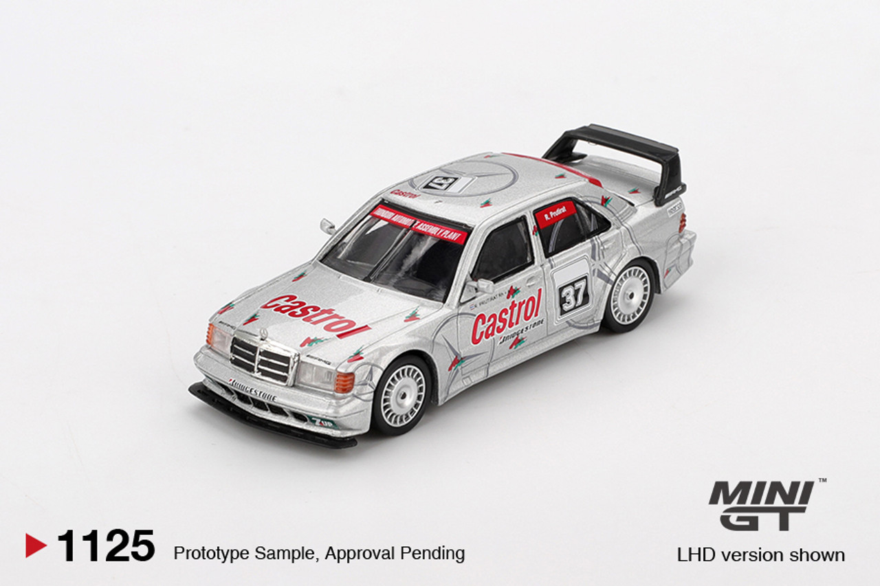 1/64 Mini GT 1995 Mercedes-Benz 190E 2.5-16 Evolution II #37 1995 SE Asia Touring Car Championship Diecast Car Model