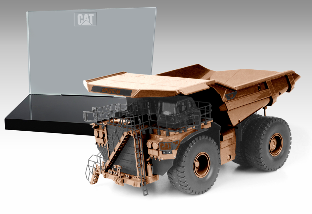 1/50 Diecast Masters Cat 797F Mining Truck Tier 4 Copper Finish Diecast Model