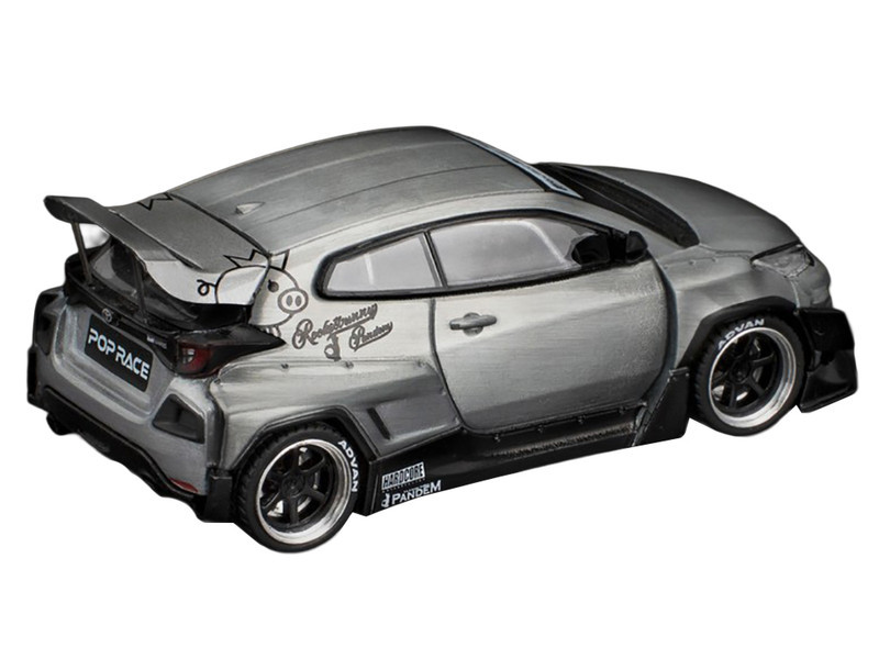 1/64 Poprace Toyota Pandem GR Yaris Event Special (Raw Metal