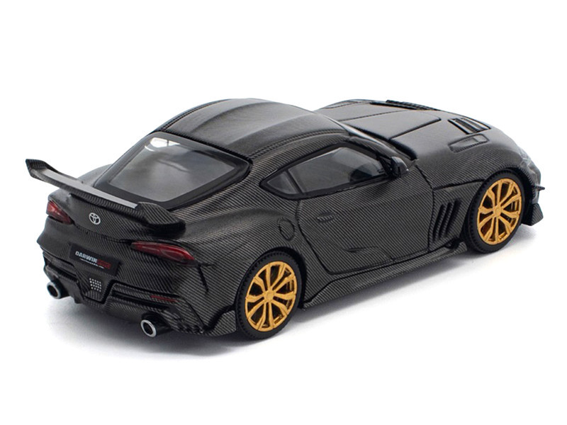 1/64 Poprace Toyota Supra Darwin Pro 66G WBK A90 Carbon Edition Diecast Car Model