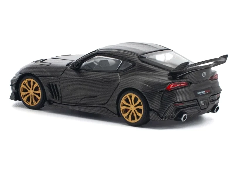 1/64 Poprace Toyota Supra Darwin Pro 66G WBK A90 Carbon Edition Diecast Car Model