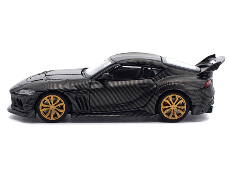 1/64 Poprace Toyota Supra Darwin Pro 66G WBK A90 Carbon Edition Diecast Car Model
