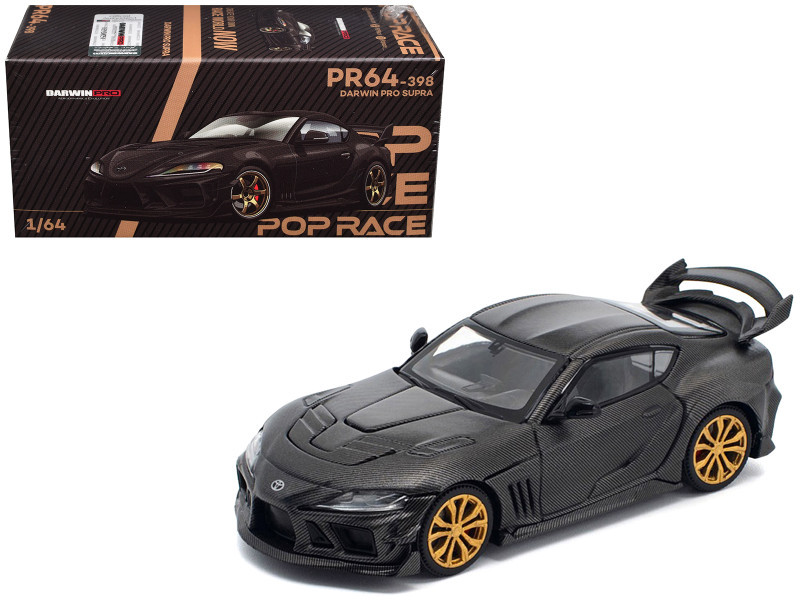1/64 Poprace Toyota Supra Darwin Pro 66G WBK A90 Carbon Edition
