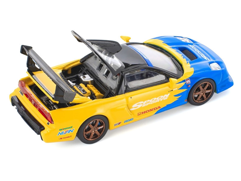 がー 1/64 Poprace Honda NSX-R GT Spoon Diecast Car Model - LIVECARMODEL.com