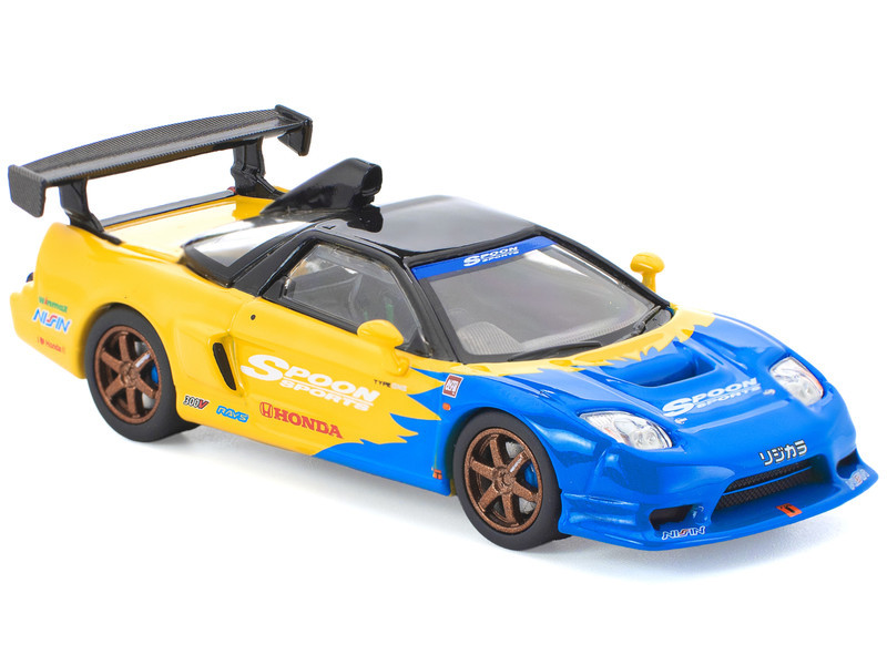 1/64 Poprace Honda NSX-R GT Spoon Diecast Car Model - LIVECARMODEL.com
