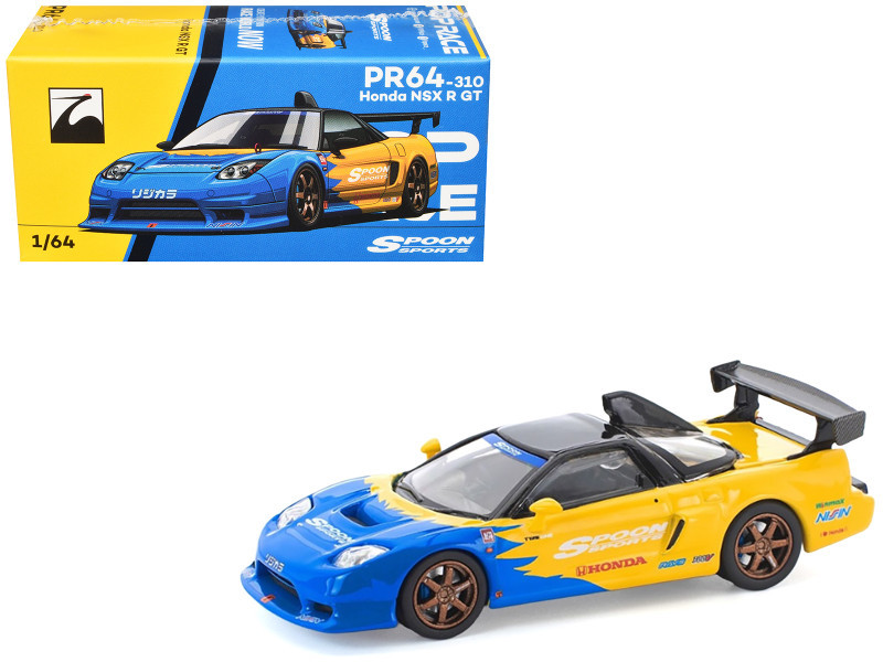 ミニカー 1/64 SPOON NSX-R GT WAGON 1/64 Poprace Honda NSX-R GT Spoon Diecast Car Model - LIVECARMODEL.com