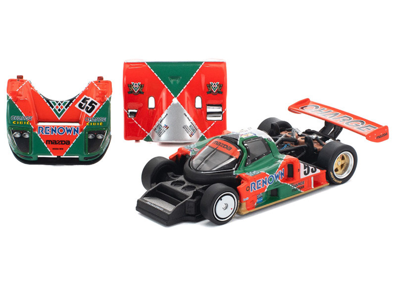専用オーダー 1/64 Poprace 1991 Mazda 787B Le Mans 24H Winner #55 Diecast Car