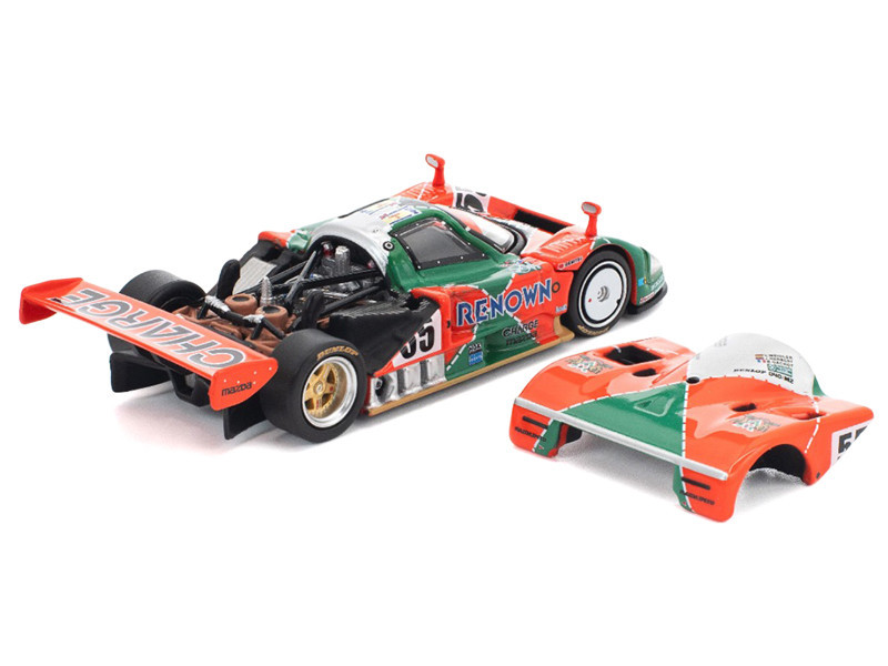 1/64 Poprace 1991 Mazda 787B Le Mans 24H Winner #55 Diecast Car