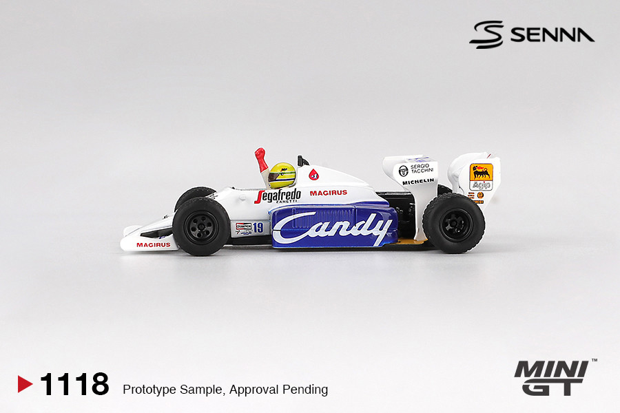 1/64 Mini GT 1984 Formula 1 Toleman TG184 #19 Ayrton Senna 1984