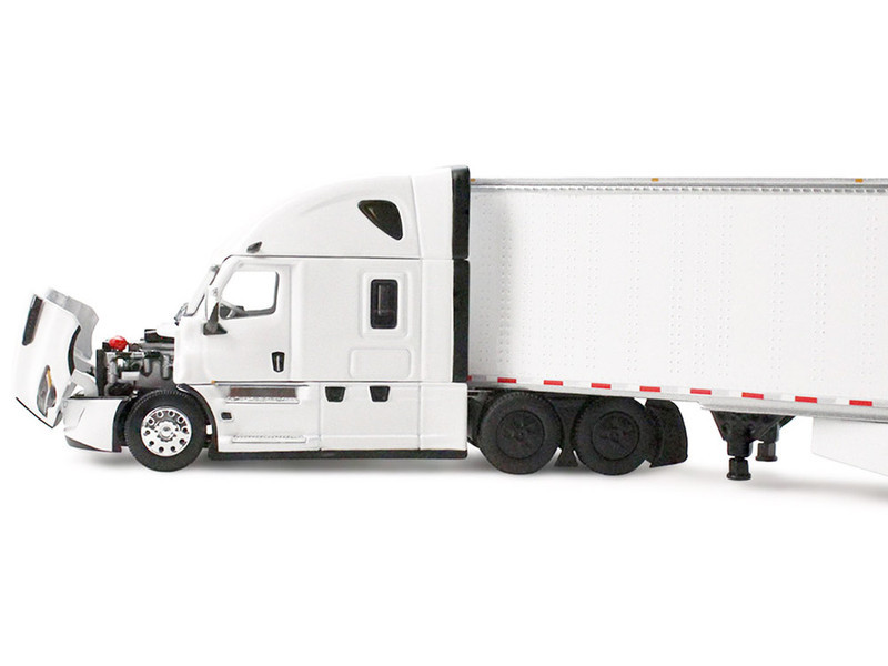 1/64 First Gear Freightliner® Fifth Generation Cascadia® Raised Roof Sleeper & 53’ Utility® Trailer with Skirts (White) Diecast Model