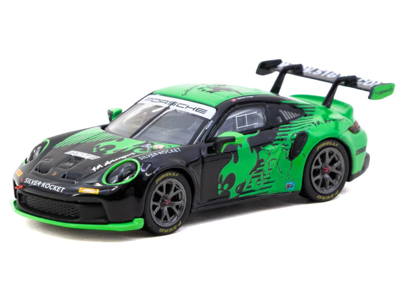 ウニモグ 1/64 Tarmac Works Porsche 911 GT3 Cup (992) Fire Monkey Motorsport