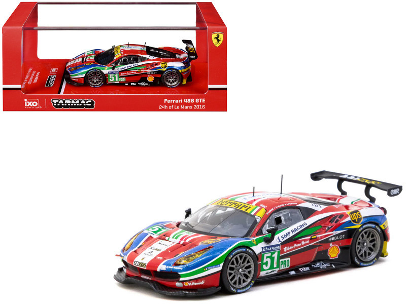 1/64 Tarmac Works 2016 Ferrari 488 GTE 24h of Le Mans 2016 G