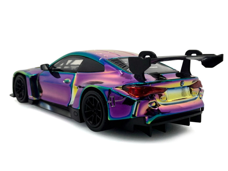 1/24 Motormax BMW M4 G82 GT3 (Chameleon Chrome Purple) Diecast Car Model