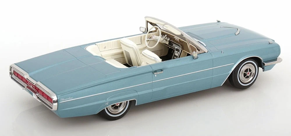 1/18 KK-Scale 1966 Ford Thunderbird Convertible (Light Blue